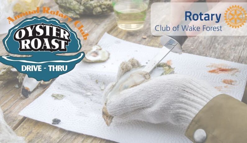 WF Rotary Club Oyster & Seafood Dinner Drive-Thru: Oct. 24.