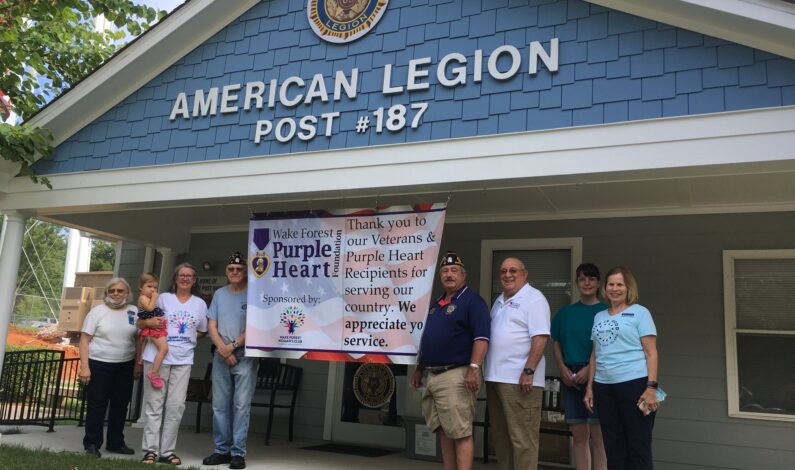 Aug. 7: Wake Forest remembers Purple Heart veterans Aug. 7: Wake Forest remembers Purple Heart veterans