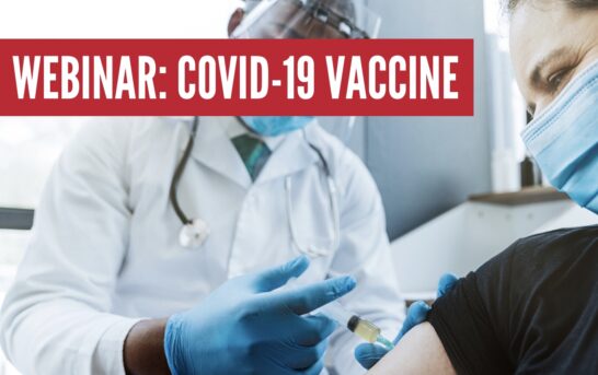 Aug. 19: Community invited to COVID vaccine webinar
