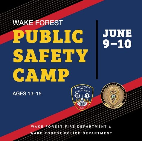 Public Safety Camp registration extended to May 9